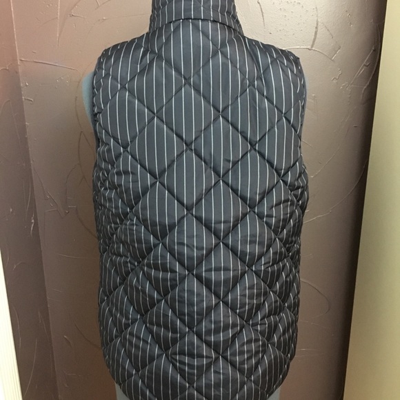 Navy and white stripe vest - Picture 2 of 2